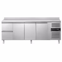 ECO rashladni pult – 2230 x 700 mm – s 3 vrata – 2 ladice – s nadvratnikom