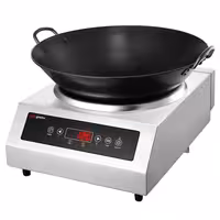 Wok de inducción - 3,5 kW - 1 zonas - Ø 460mm - sobremesa - incl. wok