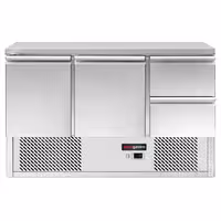ECO rashladni pult – 1370 x 700 mm – sa 2 vrata – 2 ladice