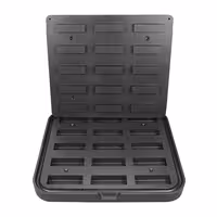 Tarteletové pečicí desky pro TMNP - obdélníkové - 90x26 mm - na 15 tarteletek