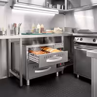 Profesionalni grijani ormar za hranu - 4 kW - GN 1/1 - 2 ladice - 824x578x680 mm