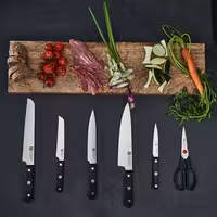 ZWILLING | GOURMET SharpBlock - önélező késblokk - 7 részes - fekete