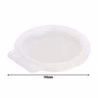 (12 pcs) Reusable Lid - Transparent - fits 1.3L Meal Tray MWSGK1300