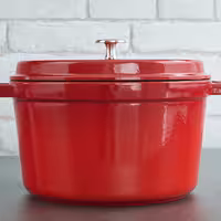 STAUB | LA COCOTTE - Cocotte - Ø 240 mm - Lijevano željezo - Crvena boja trešnje