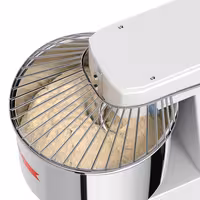 Spiralna miješalica za tijesto - 33 l / 25 kg - 1 brzina - s fiksnom posudom - s mehaničkim timerom - 230 V - za pizzu i kruh
