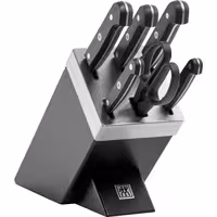 ZWILLING | GOURMET SharpBlock - önélező késblokk - 7 részes - fekete