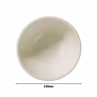 (12 pcs) Soup Plate - TEOS - Porcelain - round - Ø 240mm - Cream