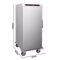 Carro de banquetes PREMIUM - aquecido - 10x GN 2/1 ou 20x GN 1/1 - Digital
