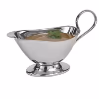 (6 pcs) Gravy Boat PROFI - Stainless steel 18/8 - 0.4 litres - 225x105x135mm