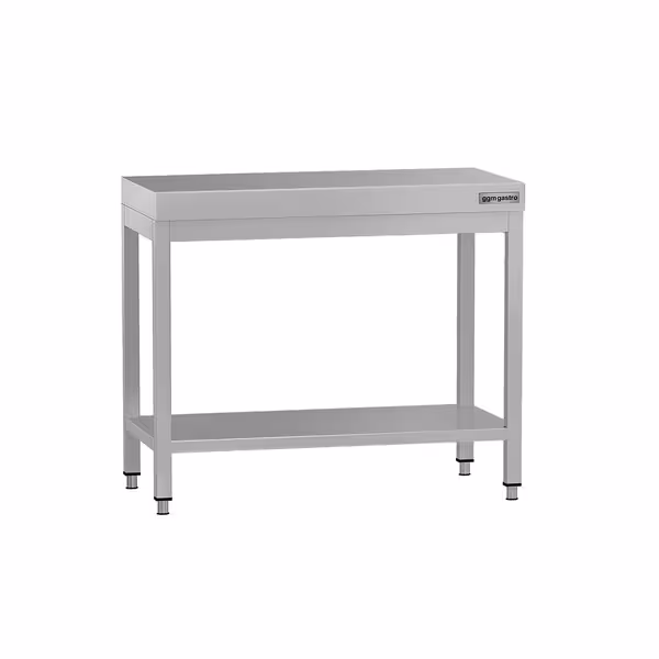 طاولة عمل ستانلس ستيل ECO - 800x600mm - مع رف سفلي