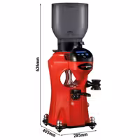 Kahve Değirmeni - 2kg - 45dB - Dozaj Hazneli - Kırmızı