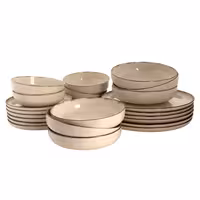 (24 adet) ANTIGO - Sofra Takımı - Porselen, Ø190mm / Ø280mm / Ø190mm / Ø150mm, Beyaz