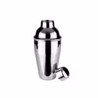 (6 adet) Kokteyl Shaker - Klasik - Paslanmaz çelik - 500ml