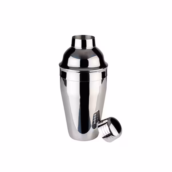 (6 adet) Kokteyl Shaker - Klasik - Paslanmaz çelik - 500ml