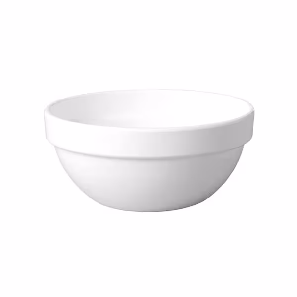 (6 adet) Kase - Melamin - CASUAL MAXI - 250ml - yuvarlak - Ø120mm - Derinlik:55mm - Beyaz