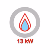 Plinski kuhalo sa pločom – 13 kW