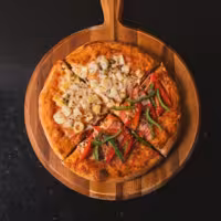 Stół chłodniczy do pizzy PREMIUM - 1500x800mm - z blatem granitowym - 1‑drzwiowy, 7 szuflad - z nadstawką chłodniczą - 6x GN 1/3