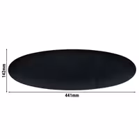 (2 adet) SELTMANN WEIDEN | Coup tabak - 440x140 mm - Siyah