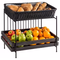 Açık Büfe Teşhir Standı - SUPERBOX - Metal - Siyah - 490x385x480mm - GN 1/1 & GN 1/2 ile uyumlu