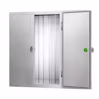 Ruostumattomasta teräksestä pakastehuone - 2100x1200 mm - 3,16 m³