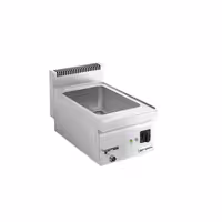 Toplovodna kupka stolna električna - 1,2 kW - GN 1/3 + GN 1/2 - s odvodnim ventilom