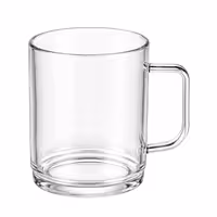 (50 pcs) Polycarbonate Mug - Clear - 250 ml - Break-Resistant