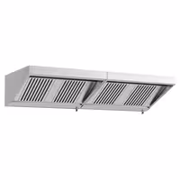 Profesionalna zidna napa - 2600 mm - labirintni filter i rasvjeta