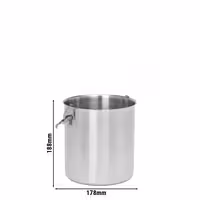 Posuda od nehrđajućeg čelika za dozatore umaka – 4 litre