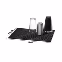 (6 adet) Bar Lastiği - 450x310mm - Plastik