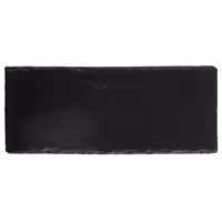 (6 Stück) Naturschieferplatte - 300x120mm - Schwarz