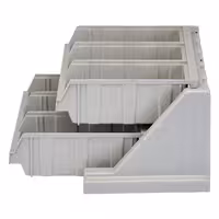 CAMBRO | Versa Organizer - small shelf with 6 containers - 511x488mm - speckled gray