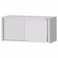 خزانة حائط ستانلس ستيل ECO - 1400x400mm - مع باب انزلاقي - ارتفاع 650 mm