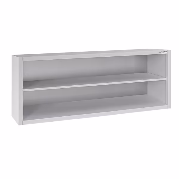 خزانة حائط ستانلس ستيل ECO - 1800x400mm - بدون باب انزلاقي - ارتفاع 650 mm