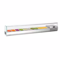 Countertop Prep Well / Refrigerated Topping Unit PREMIUM PLUS - 2300x353mm - 11x GN 1/4