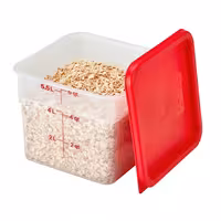 (6 komada) CAMBRO | CAMSQUARES® - Posude - 5,7 litara - Prozirne