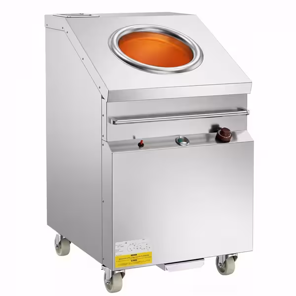 Gázüzemű Tandúr kemence - kézi - 12 kW - 715x945x1225 mm - Rozsdamentes acél