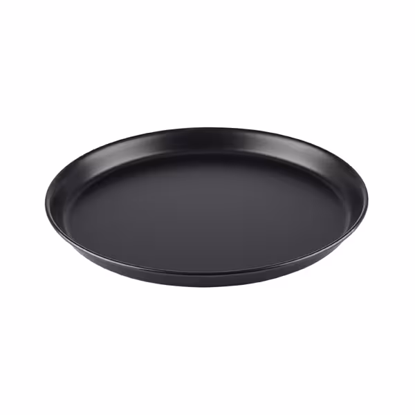 (10 szt.) Blacha do pizzy – stal niebieska – Ø 300 mm – wysokość: 25 mm