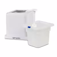 Dispenzer za majonezu - polipropilen - 2 l - 210x220x210 mm - bijela