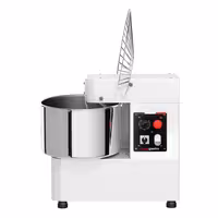 Commercial Spiral Dough Mixer - 42L / 38kg - Twin Speed - Fixed Head & Bowl - with Timer - 400V 3‑Phase