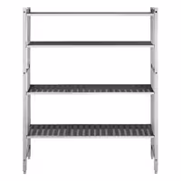 وحدة رفوف ألمنيوم - بداية - 1740x1800mm - عمق: 360 mm - 4 رفوف - الحمولة: 900 kg