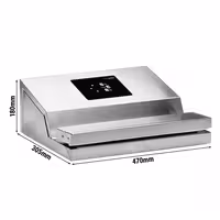 Vakuumski uređaj - 28 l/min - 450 W - Digitalno - Stolni uređaj