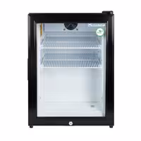 GASTRO-COOL | Minibar zamrzivač - 51 litar - Sa 1 staklenim vratima - Crna boja