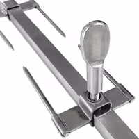 Stainless Steel Rotisserie Spit - for Charcoal Chicken Rotisserie Oven - Length: 135cm - compatible with HKGM Series