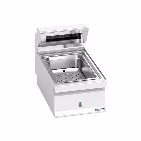 Elektromos Sültkrumpli melegentartó - 1 kW - 1x GN 1/1 - melegítő híddal