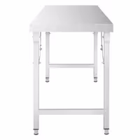 Paslanmaz Çelik Çalışma Tezgahı - Katlanabilir - 1400x700mm