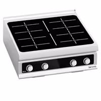 Indukcijski štednjak sa staklokeramičkom pločom - 28 kW - Bflex Digital - 4 plamenika - linija 900 - nadpultni - trofazno napajanje