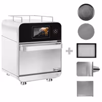 Commercial High Speed Oven - 3.5 kW - with hot air & microwave function - 18 liters - 7-inch touchscreen