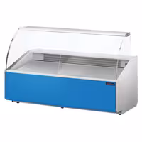 Serve Over Counter - 2506mm - front panel light blue - capacity 512 litres