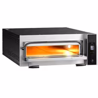 Electric Deck Pizza Oven - Single Deck - Refractory Stone Deck - 6 x Ø 35cm (13.8") - Touchscreen Controls - up to 400°C