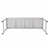 Paslanmaz Çelik Çalışma Tezgahı - Katlanabilir - 2000x700mm